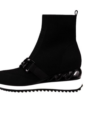 BROOKLYN BLACK BOOTIE SNEAKER (NEW ARRIVAL)